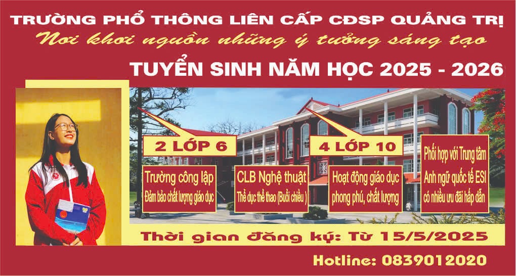  Banner tuyển sinh
